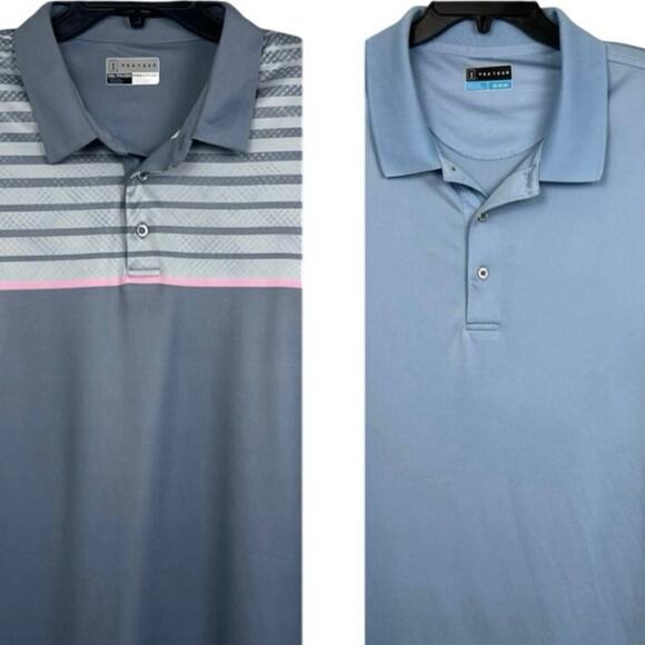 PGA Tour Other - 2 PGA Tour Polo shirts men’s XXL 1-Pro Series athletic fit coupe 1-PGA tour